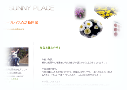 サニープレイス☆活動日記